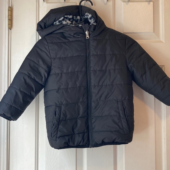 Black Puffer Coat - Picture 1 of 3